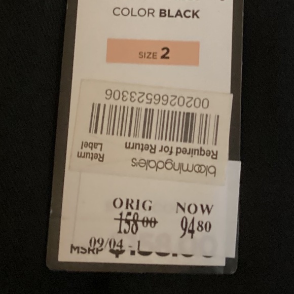 BCBGMaxazria Black Skirt NWT Size 2 - Picture 14 of 15